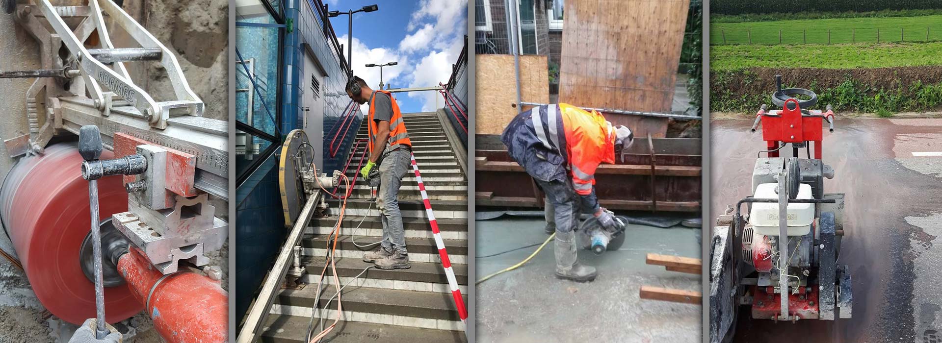 betonboringen, droogboren, zagen en sloopwerk